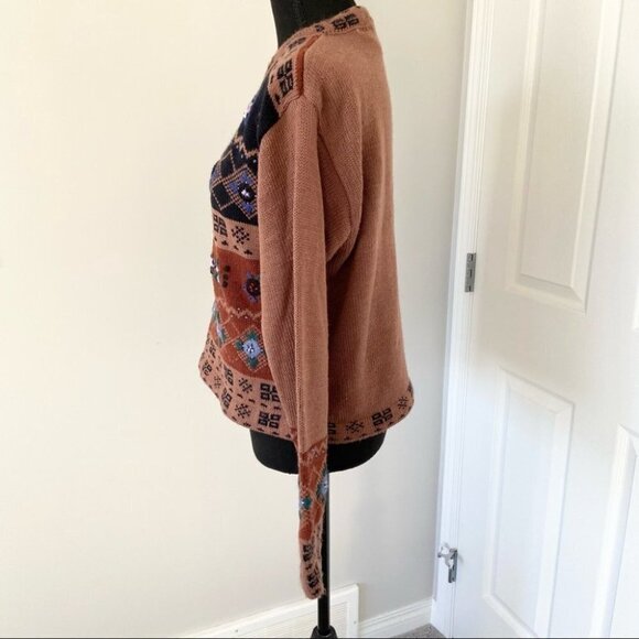 No Boundaries Floral Embroidery  Ugly Sweater - Picture 3 of 15